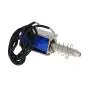 Fielect DC 12V 5N Push Pull Type Solenoid Electromagnet, 0.3A 3.6W 10mm Stroke, Open Frame Type Solenoid Electromagnet, Linear Motion JF-0730