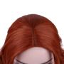 SinRany Women’s Short Curly Orange Brown Wig