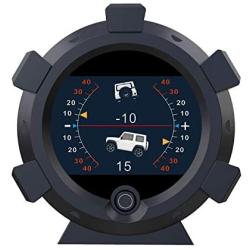 AUTOOL X95 GPS Slope Meter Car Inclinometer Level Tilt Gauge, Car HUD GPS Speedometer MPH Car Electronic Compass Clinometer Indicator, Digital Inclinometer Car Angle Slope Meter for Off-Road Vehicle