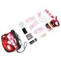 Patu Handy Beauty Stuff Carry Case, Makeup Cosmetic Bag, Women Facial Cleanser Skincare Kit Pouch, Pencil Clutch, Portable Electronics Accessories Organizer, Black