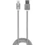 vCharged Long iPhone Charger MFi Certified Compatible with iPhone, iPad & AirPods, 12 FT, Gray