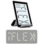 iFLEX Cell Phone Stand and Tablet Stand for Air Travel, Work and Home – Flexible Phone Holder is The Perfect iPhone Stand and Holds Any Mobile Device – Non-Slip Grip, Strong and Durable