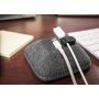 Smartish Cable Wrangler - Magnetic Cable Manager & Cord Organizer for Desk or Nightstand (Silk) - No. 2 Pencil Gray