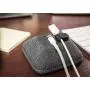 Smartish Cable Wrangler - Magnetic Cable Manager & Cord Organizer for Desk or Nightstand (Silk) - No. 2 Pencil Gray
