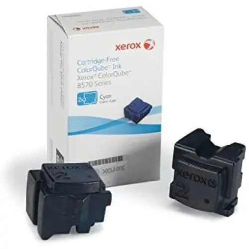 Xerox ColorQube 8570 Cyan 2 Ink Sticks Solid Ink (4,400 Pages) - 108R00926