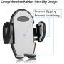 Uhomely Car Cell Phone Air Vent Holder with One Button Release, 360 Degree Rotation Adjustable Car Cradle for iPhone XR/Xs/XS Max/X/8/8+/7/7+/6/6+/6S/6S+ Galaxy A10/S9/S8/S7 Pixel 4 3a and More