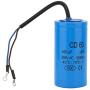CD60 400 uF Run Capacitor,Motor capacitor with Wire Lead 250VAC 50/60Hz for Motor Air Compressor
