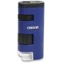 Carson Pocket Micro 20x-60x LED Lighted Zoom Field Microscope with Aspheric Lens System (MM-450),Blue