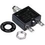 RKURCK 125-250V AC 50V DC Push Button Circuit Breaker 18 Amp Thermal Overload Protector L1 Series Manual Reset Thermal Circuit Breaker (18A)
