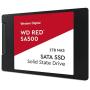 Western Digital 1TB WD Red SA500 NAS 3D NAND Internal SSD - SATA III 6 Gb/s, 2.5''/7mm, Up to 560 MB/s - WDS100T1R0A