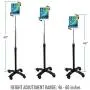CTA Digital: Height-Adjustable Rotating Gooseneck Stand W/Attachable Locking Wheels for 7-13’’ Tablets/iPad 10.2-Inch (7th & 8th Gen.)/iPad Air 3/12.9-Inch iPad Pro/iPad Gen 6 & More CTA Digital: Height-Adjustable Rotating Gooseneck Stand W/Attachable Locking Wheels for 7-13’’ Tablets/iPad 10.2-Inch (7th & 8th Gen.)/iPad Air 3/12.9-Inch iPad Pro/iPad Gen 6 & More