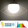 12 Pack G25 LED Vanity Light Bulb CRI 95, JandCase 60W Equivalent Dimmable Globe Bulb, 5000K Daylight White, 9.5W, 800LM, Low Blue Light for Makeup Mirror, Bathroom, E26 Base, UL Listed
