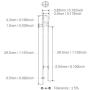 Chanzon 100 pcs 3mm Infrared Ray IR 940nm Emitter LED Diode Lights (Clear Transparent Round Lens DC 1.2V-1.5V 20mA) Lighting Bulb Lamps Electronics Components Indicator Light Emitting Diodes