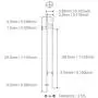 Chanzon 100 pcs 3mm Infrared Ray IR 940nm Emitter LED Diode Lights (Clear Transparent Round Lens DC 1.2V-1.5V 20mA) Lighting Bulb Lamps Electronics Components Indicator Light Emitting Diodes