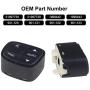 WMPHE Compatible with Steering Wheel Radio Control Switch Buttons Chevy Silverado GMC Sierra 2003-2007 Replace OE # 21997738 21997739 1999442 1999443 901-120 901-121 901-122 901-123