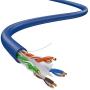 Dripstone - 600003 CAT6 Solid UTP Cable 23AWG 1000ft LAN Network Ethernet RJ45 Wire, Blue