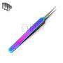 DDP PREMIUM SET OF 8 PCS RAINBOW TITANIUM STAINLESS STEEL ELECTRONIC CRAFT JEWELLERY WATCH MAKERS TOOL TWEEZERS-A+ QUALITY