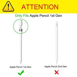 Fintie 3 Pieces Bundle Compatible with Apple Pencil Cap Holder, Nib Cover, Adapter Tether for Apple Pencil 1st Generation, iPad 10.2, iPad 9.7, iPad Air 3rd Gen/iPad Pro 10.5 Pencil, Blue