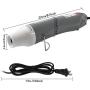 Mlife Mini Heat Gun - 300 Watt - Dual-Temperature Heat Tool with 6.5FT Power Cord for DIY Acrylic Resin Cups Tumblers Embossing Shrink Wrapping Paint Drying Crafts Electronics DIY (Light Gray)