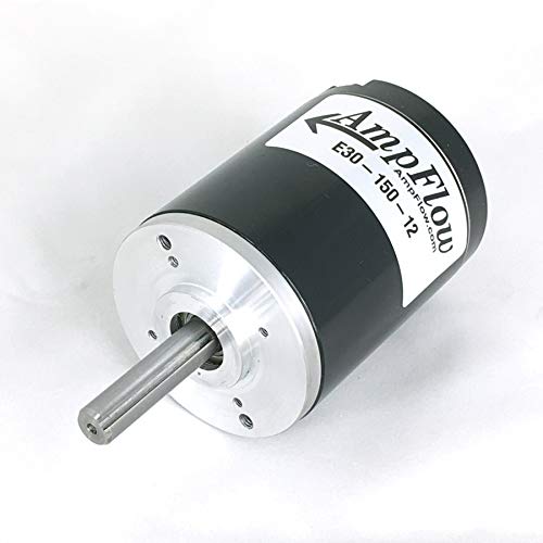 AmpFlow E30-150-12 Brushed Electric Motor, 6V, 12V, or 18 VDC, 5900 RPM