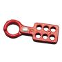 Zing Green Products 7127 RecycLockout Lockout Tagout Hasp, 1 Inch Recycled Aluminum, 1'' Inside Jaw Diameter, Red