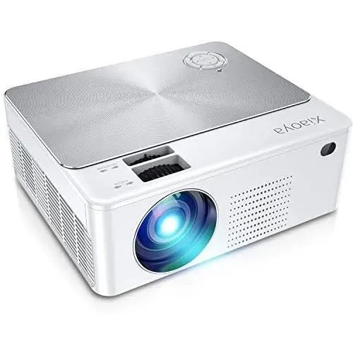 XIAOYA Portable Mini Projector, HD 1080P Supported Home Theater Projector for Home, Office and Ourdoor, 3600 Lumens Bright Led Projector Compatible with TV Stick/HDMI/VGA/USB/TV Box/Laptop/PS4-White XIAOYA Portable Mini Projector, HD 1080P Supported Home Theater Projector for Home, Office and Ourdoor, 3600 Lumens Bright Led Projector Compatible with TV Stick/HDMI/VGA/USB/TV Box/Laptop/PS4-White