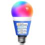 Smart Light Bulb, meross Smart WiFi LED Bulbs Compatible with Apple HomeKit, Siri, Alexa, Google Assistant and SmartThings, Dimmable E26 Multicolor 2700K-6500K RGB, 810 Lumens 60W Equivalent, 1 Pack