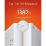 Anker Power Strip Surge Protector (2 × 4000 Joules), PowerExtend Strip 12 Outlets with Flat Plug, 1875W Output, 8ft Extension Cord, Dual Surge Protection for Office, Home