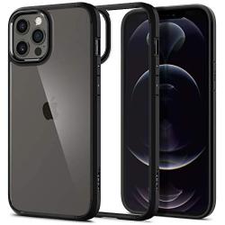 Spigen Ultra Hybrid Designed for iPhone 12 Pro Max Case (2020) - Matte Black