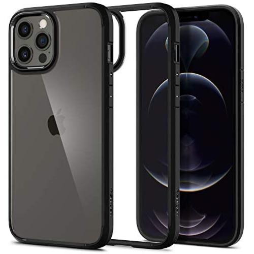 Spigen Ultra Hybrid Designed for iPhone 12 Pro Max Case (2020) - Matte Black