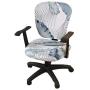 wonderfulwu Stretch Chair Covers Spandex Office Computer Chair Cover Removable Washable Rotate Swivel Chair Protective Covers