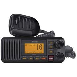 Uniden UM385BK 25 Watt Fixed Mount Marine Vhf Radio, Waterproof IPX4 W/ Triple Watch, Dsc, Emergency/Noaa Weather Alert, All Usa/International/Canadian Marine Channels, Memory Channel Scan, Black