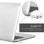 Kuzy Compatible with MacBook Pro 13 inch Case 2020 2019 2018 2017 2016 Release A2338 M1 A2289 A2251 A2159 A1989 A1706 A1708, Non-Slip, Fully Vented Plastic Hard Shell Cover for MacBook Pro, Clear