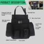 Car Front Seat Organizer - Car Seat File Organizer, Car Passenger Seat Organizer Law Enforcement - Vehicle Storage Organizer with Dedicated Laptop Tablet Holder Cup Holder, Black Car Front Seat Organizer - Car Seat File Organizer, Car Passenger Seat Organizer Law Enforcement - Vehicle Storage Organizer with Dedicated Laptop Tablet Holder Cup Holder, Black