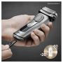 Braun Electric Razor for Men, Series 9 9370cc Electric Shaver With Precision Trimmer, Rechargeable, Wet & Dry Foil Shaver, Clean & Charge Station & Travel Case