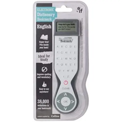 IF Electronic Dictionary Bookmark Single Language Definitions - English, Grey