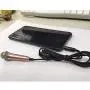 Mini Microphone,Singing Mic Equipment,Beautiful Vocal Quality,Mini Type Space Saving,Metal Frothing Process,3.5mm Audio Connector,Suitable for Laptop, iPhone, Android Phone (Golden)