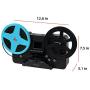 Magnasonic Super 8/8mm Film Scanner, Converts Film into Digital Video, Vibrant 2.3'' Screen, Digitize and View 3'', 5'' and 7'' Super 8/8mm Movie Reels (FS81)