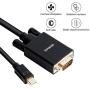 Mini DisplayPort to VGA Cable, Benfei Mini DisplayPort to VGA 6 Feet Cable (Thunderbolt 2 Compatible) with MacBook Air/Pro, Surface Pro/Dock, Monitor, Projector