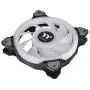 Thermaltake Riing Quad 120mm 16.8 Million RGB Color (Alexa, Razer Chroma) Software Enabled 4 Light Rings 54 Addressable LED 9 Blades Hydraulic Bearing Case/Radiator Fan CL-F088-PL12SW-B, Black Thermaltake Riing Quad 120mm 16.8 Million RGB Color (Alexa, Razer Chroma) Software Enabled 4 Light Rings 54 Addressable LED 9 Blades Hydraulic Bearing Case/Radiator Fan CL-F088-PL12SW-B, Black