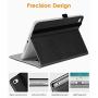 DTTO iPad Mini 4 Case, Premium Leather Folio Stand Cover Case with Multi-Angle Viewing and Auto Wake-Sleep Function, Front Pocket for Apple iPad Mini 4 - Black