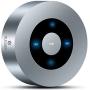 XLeader SoundAngel A8-3rd Gen 5W Touch Wireless Small Speaker with Waterproof Case 15h Music Micro SD, Portable Pocket Speaker for Pool Beach Camping BBQ Kitchen Bathroom Bedroom Traveling Silver