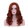 SinRany Women’s Short Curly Orange Brown Wig