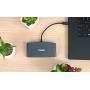 CalDigit Thunderbolt 3 Mini Dock - Bus Powered, Non Charging, 40Gbs, Dual 4K Display, USB 3.0 & 2.0 and Gigabit Ethernet LAN for Mac and PC, Thunderbolt 4 Compatible (Dual HDMI 2.0, Black)