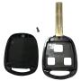 Horande Replacement Keyless Entry Remote Control Key Fob Case cover Fit for ES GS GX IS LS LX RX SC IS300 IS330 ES330 RX330 RX350 LX470 GX470 Key Fob Shell Cover With Blade (2PCS)