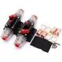 2 Pack Inline 150amp Circuit Breaker with Manual Reset Fuse Holder for Car Audio Marine Boat Stereo with Wire Lugs and Heat Shrink Tube