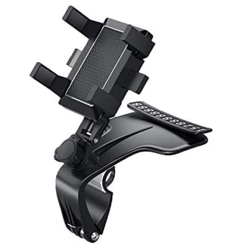 KMMOTORS Premium Dashboard Automotive Phone Cradle Phone Mount for 360 Degree rotatable Dashboard Mobile Phone Mount Suitable for 3-7 inches Phone (Dashboard Type)
