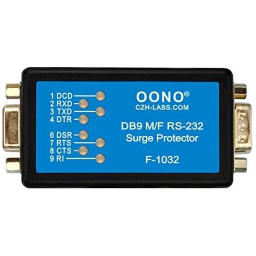 RS232 DB9M/F Surge Protector with Signal LED Monitor
