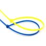 SYD CHEN 4'' Inch Yellow Zip Ties (1000 Pieces), 18lb Strength, Nylon Cable Wire Ties