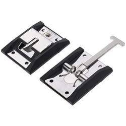 BESPORTBLE 1 Pair Stainless Steel Entry Door Catch Heavy Duty Metal Entry Door Catch Door Holder for RV Camper Trailer Motorhome Trailer